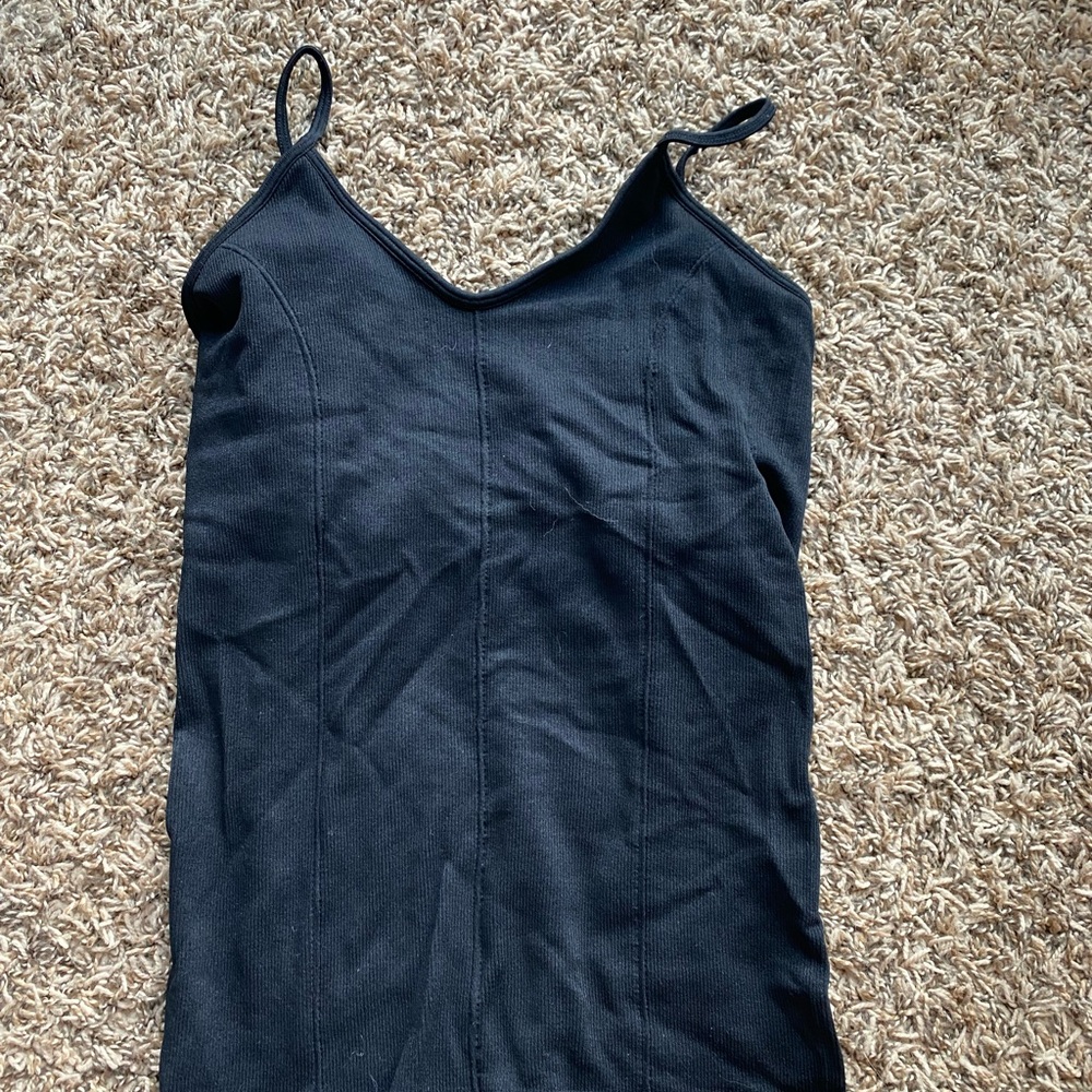 Aura Black Tank Top